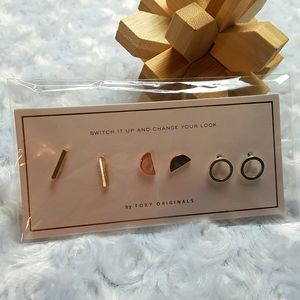 FOXY ORIGINALS - Set of 3 pairs stud earrings